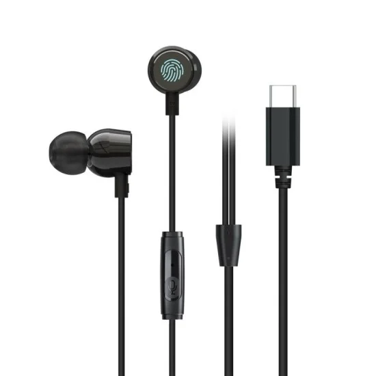Porodo Soundtec Touch Controls Earphone - Black